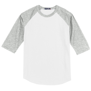 Sport-Tek Youth Colorblock Raglan Jersey.