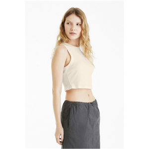 Bella + Canvas Ladies' Micro Rib Muscle Crop Tank